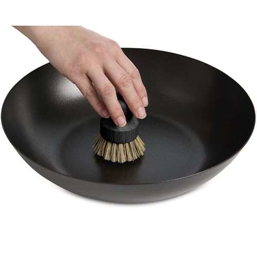 Helen’s Asian Kitchen Wok and Cast Iron Scrub Brush with Knob Handle