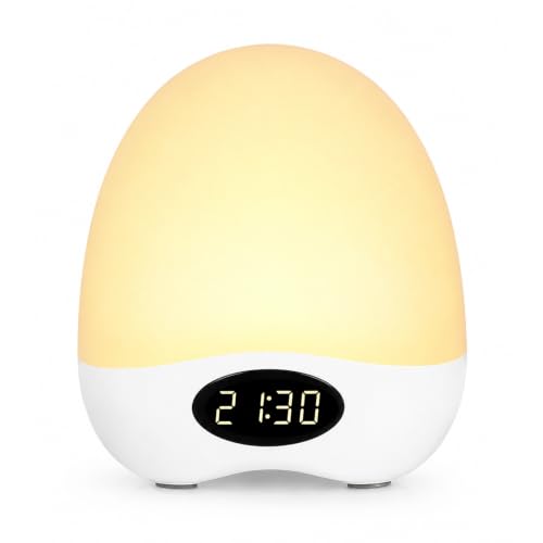 Portable Rechargeable Egg Night Light for Nursery - RGB Touch Control