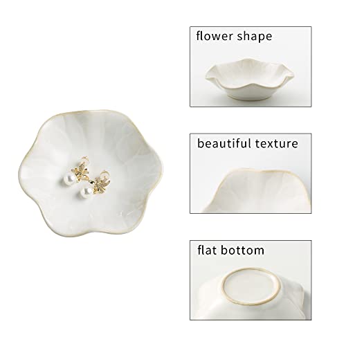 BEUNAIZER Ceramic Jewelry Dish Tray for Rings & Trinkets