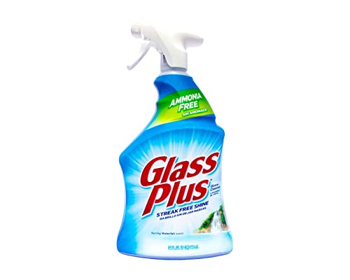 Glass Plus Ammonia-Free Glass Cleaner - 32 Fl Oz for Streak-Free Shine