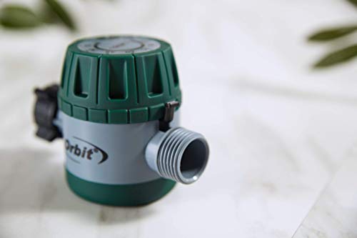 Orbit Mechanical Water Timer - Adjustable Hose Faucet Timer (Color Varies)