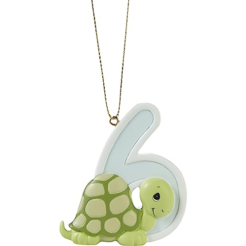 Precious Moments Bunny Age 6 Resin Ornament – 6th Christmas Keepsake