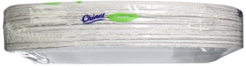 Chinet Classic White Dinner Plates - 32 Pack, Leak Resistant