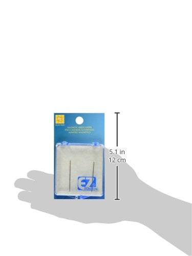 Wrights Magnetic Needle Keeper with Clear Plastic Cover and Needles