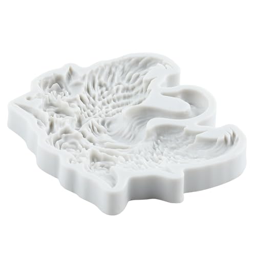 Lingzhi Swan Silicone Fondant Mold for Cake Decorating & Chocolate