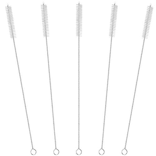 10-Inch Extra Long Straw Cleaning Brush Set - 5 Pack