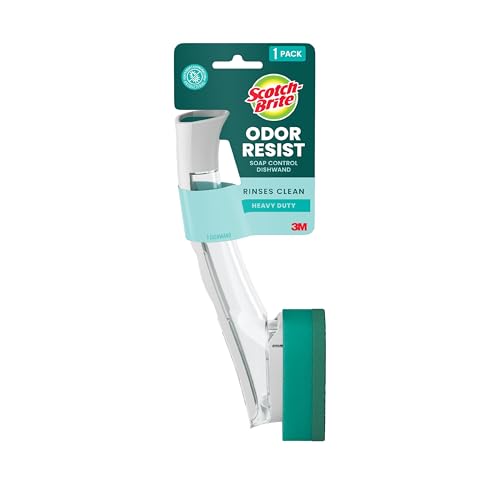 Scotch-Brite Heavy Duty Dishwand with Soap Control - Odor Resistant