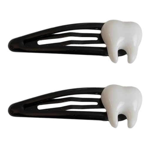 Tooth Shape Hair Clip Resin Y2K Hairpin Barrette for Girls