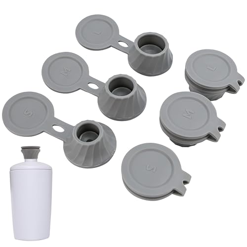 6pcs Inverted Bottle Cap Set for Shampoo, Lotion & Condiments - Leakproof Dispenser Adapters