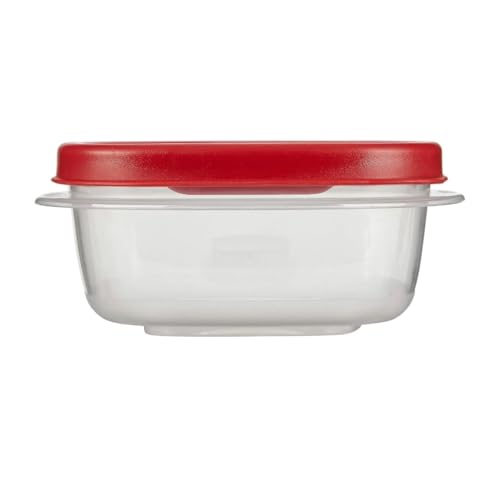Utensilux 1.25 Cup Food Storage Containers with Easy Find Lids, 4 Pack