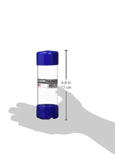 Viewtainer 2x6 Inch Blue Storage Container for Crafting & Household