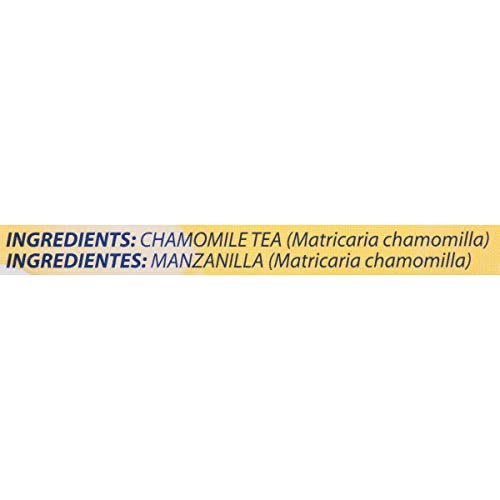 McCormick Caffeine-Free Chamomile Tea Bags 25 Count (1.06 oz) Pack of 6 - Relaxing Herbal Tea