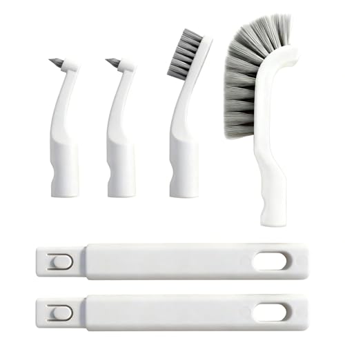 Crevice Cleaning Brush Set - 4 Pcs with 1 Big, 2 Small & 1 Medium Brushes