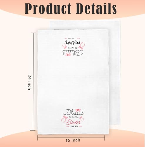 Coquette Pink Bow Kitchen Towels - Decorative Hand Towels for Home