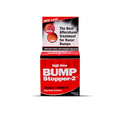 Bump Stopper 2 Double Strength Ingrown Hair & Razor Bump Treatment Cream 0.5 oz