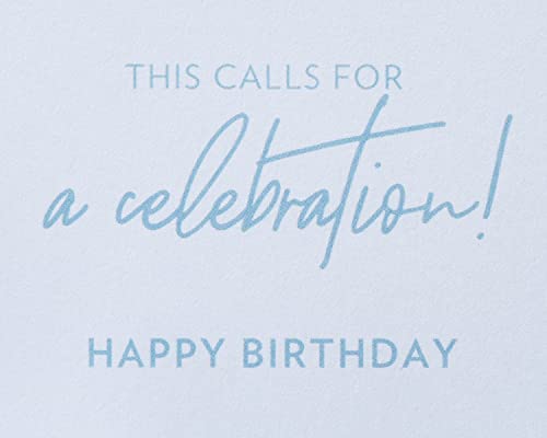 Papyrus 40th Birthday Card - Calls For Celebration Design