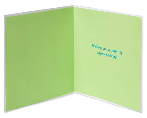 Papyrus 2nd Birthday Card Great Big Happy Birthday with Elephant & Gold Seal