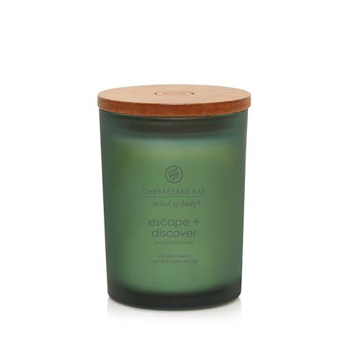 Chesapeake Bay Candle Escape + Discover Scented Soy Candle, 8.8 oz Jar