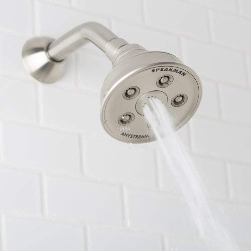 Speakman S-3014-PN Caspian Anystream High Pressure Adjustable Shower Head, Polished Nickel