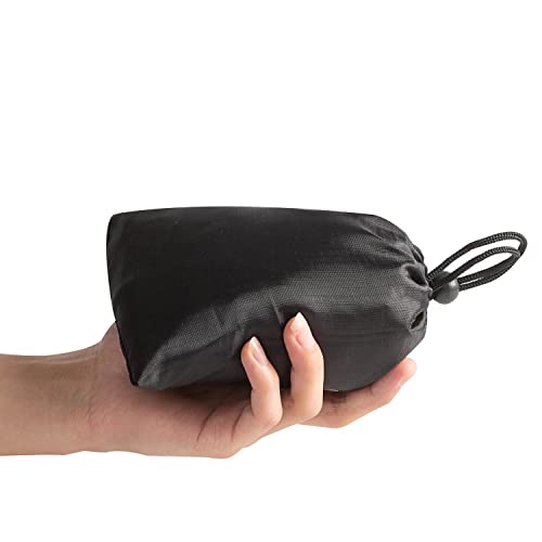 Makimoo Inflatable Travel Pillow - Black Neck Support for Comfort