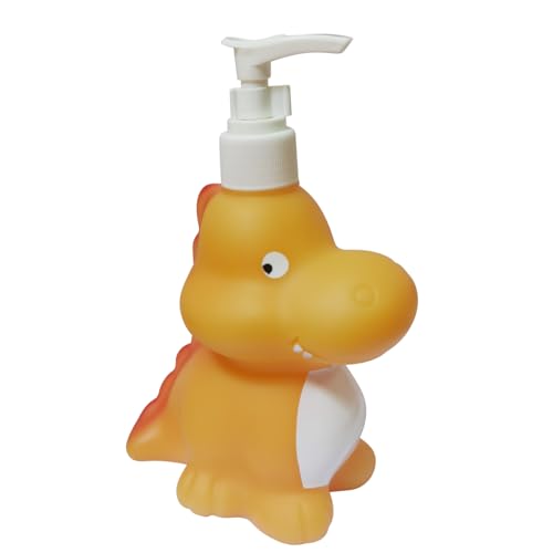 Cute Dinosaur Soap Dispenser - Adorable Yellow Design for Kids