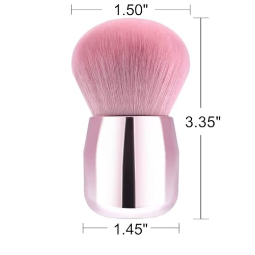 Nail Dust Brush Soft Kabuki Bristles for Acrylic and Dip Powder Manicure Cleanup