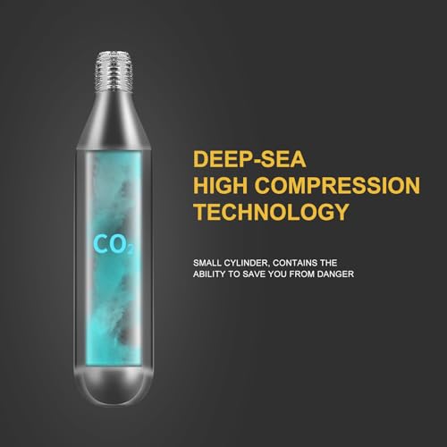 24 Gram CO2 Cartridge Life Jacket Rearming Kit, Auto/Manual PFD, Metal Cartridge for Life Jacket CO2 Cartridges.