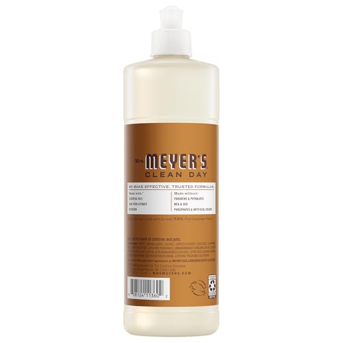 Mrs. Meyer's Clean Day Liquid Dish Soap, Acorn Spice, 16 Fl Oz (Pack of 3)