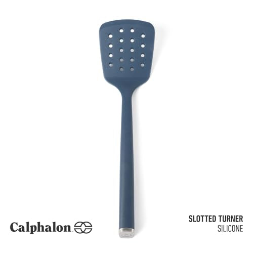 Calphalon Silicone Slotted Turner, Heat-Resistant Nonstick Spatula