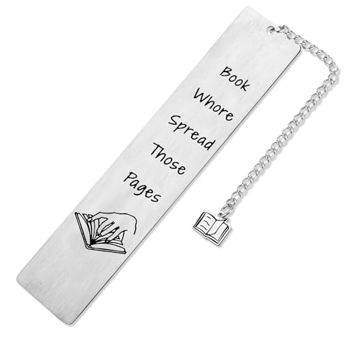 Funny Engraved Metal Bookmark for Book Lovers - Gift for Readers