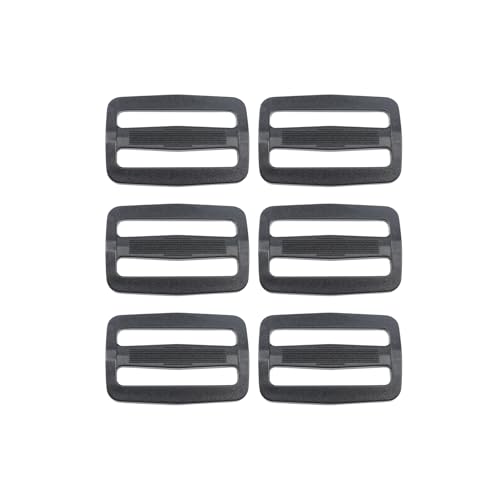 Plastic Tri Glide Slide Buckles - Adjustable Webbing Strap Clips