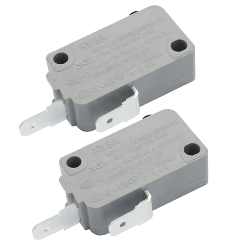 Murtenze KW3A Microwave Oven Door Switch - 16A, 2 Pack