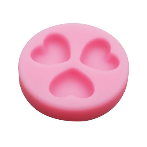 Heart-Shaped Silicone Chocolate Molds Set - 4-Piece, Easy Release