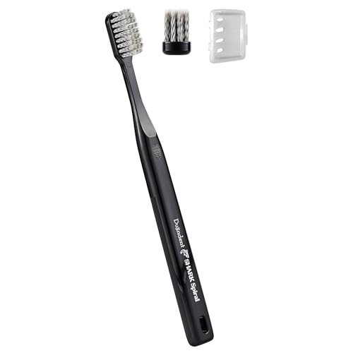 DUJINDENT Shark Spiral Ultra Soft Toothbrush for Sensitive Gums & Implants
