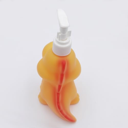 Cute Dinosaur Soap Dispenser - Adorable Yellow Design for Kids