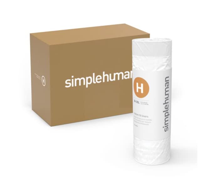 simplehuman Code H Custom Fit Drawstring Trash Bags in Dispenser