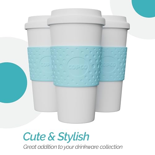Copco Acadia Travel Mug, 16-Ounce, 3 Pack Bundle (Azure Blue)