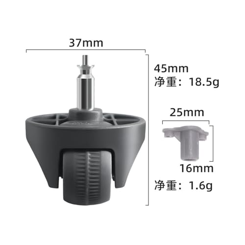 Front Caster Wheel Replacement for Narwal Freo X Ultra, X Plus & J4 Robot