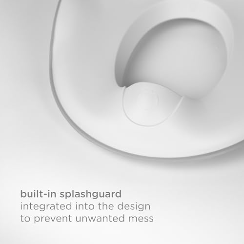 Ubbi Adjustable Toilet Trainer for Toddlers - Gray with Splash Guard