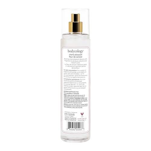Bodycology Cherry Blossom Fragrance Body Mist - 8 fl oz