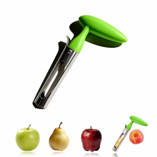 Stainless Steel Apple Corer Tool with Ergonomic Handle