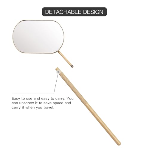 Pretty Memory Large Lash Mirror for Eyelash Extensions - Skin Color