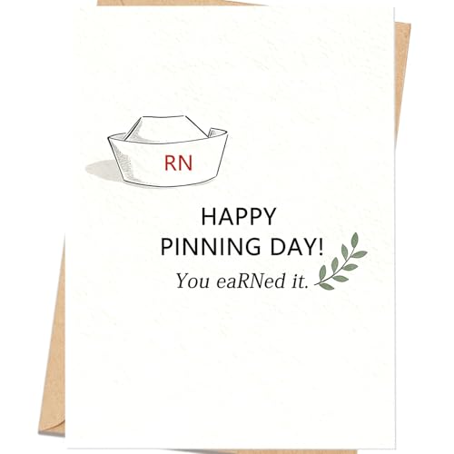 RN Graduation Card Gift for Nurse Pinning Day | You eaRNed it