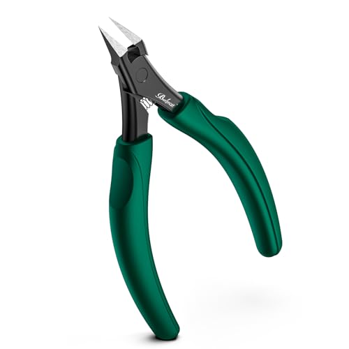 BALUCA Straight Edge Toenail Clippers for Thick and Ingrown Nails
