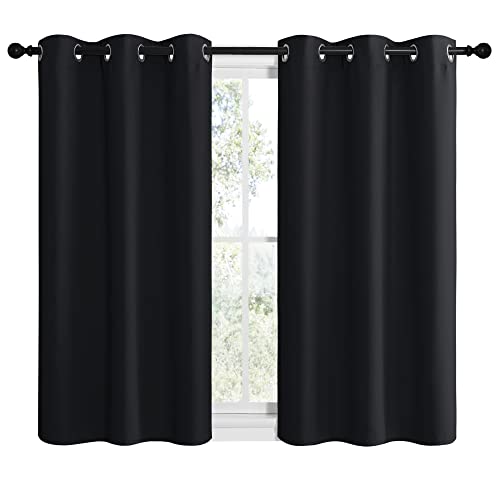 NICETOWN Blackout Curtains, 42"W x 40"L, Thermal Insulated Drapery Panels (Pack of 2)