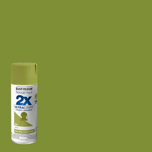 Rust-Oleum Painter's Touch 2X Spray Paint - Satin Eden, 6 Pack
