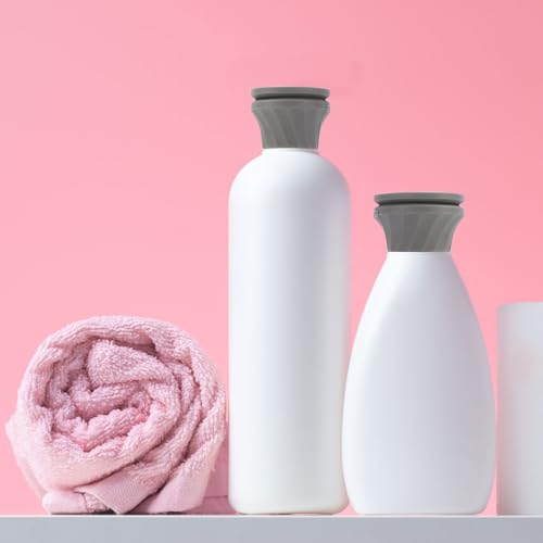 6pcs Inverted Bottle Cap Set for Shampoo, Lotion & Condiments - Leakproof Dispenser Adapters