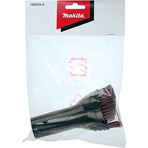 Makita 2-3/8" Black Round Brush for 18V Vacuums | Quick Attach