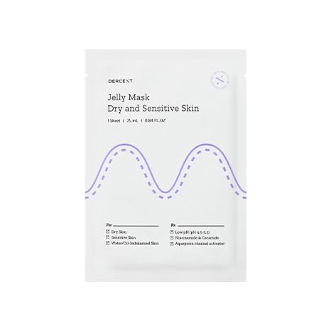 DERCENT Hydrating Jelly Face Mask 25 ml - Anti-Aging Korean Skincare