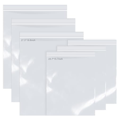 Heavy Duty Reusable Oven Rack Cleaning Bags - 6 Pack